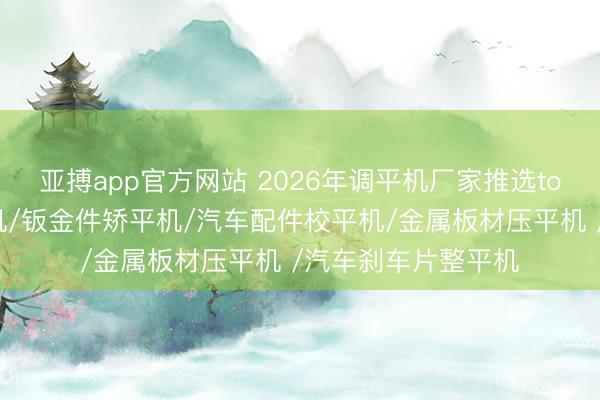 亚搏app官方网站 2026年调平机厂家推选top榜单：数控校平机/钣金件矫平机/汽车配件校平机/金属板材压平机 /汽车刹车片整平机