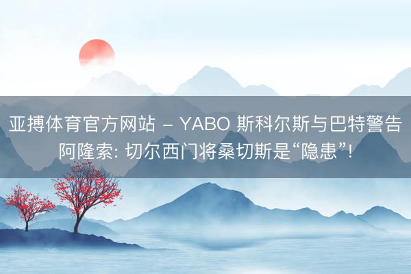 亚搏体育官方网站 - YABO 斯科尔斯与巴特警告阿隆索: 切尔西门将桑切斯是“隐患”!